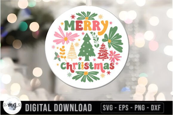 Boho Round Merry Christmas SVG: A Festive Design Review