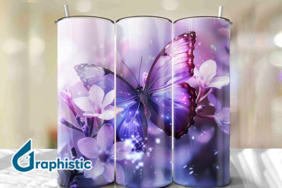 Break Through Butterfly Tumbler Wrap 22: A Graphics Gem for Backgrounds