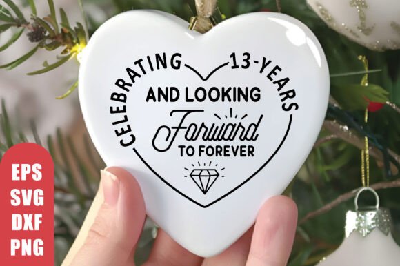 Celebrating 13 Years SVG: A Versatile Graphics Asset for Crafts