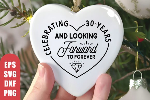 Celebrating 30 Years SVG: A Perfect Graphics Asset for Crafts