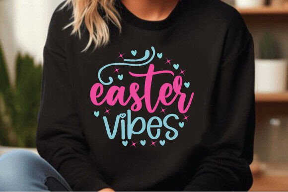 Easter Vibes SVG PNG Quotes for Embroidery