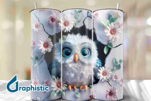 Enhance Your Brand with Baby Owl Break Through Graphics
