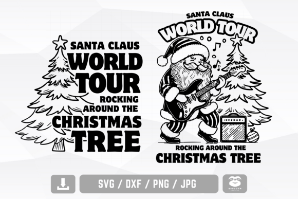 Funny Santa SVG for Festive Graphics and Crafts