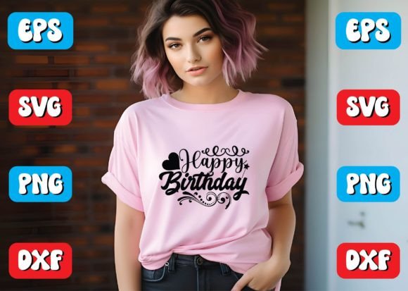 Happy Birthday Svg Design: A Versatile Graphics Asset for Crafts