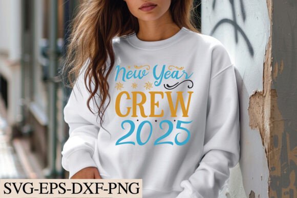 New Year Crew 2025 Svg: A Fresh Embroidery Design