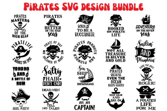 Pirate SVG Bundle: A Treasure for Graphics and Crafts