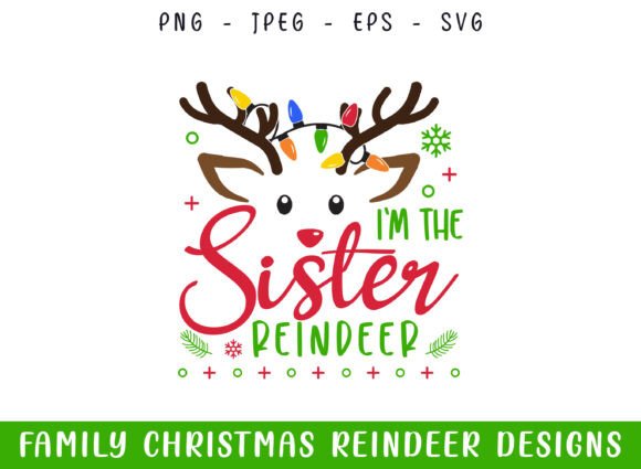 Review: The Sister Christmas Reindeer SVG Design for Crafts